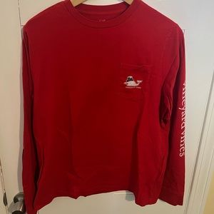 Vineyard Vines Boys long sleeve Christmas tee, size XL (18)
